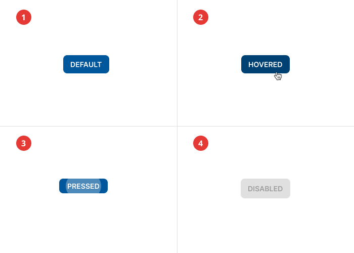 Filled button states