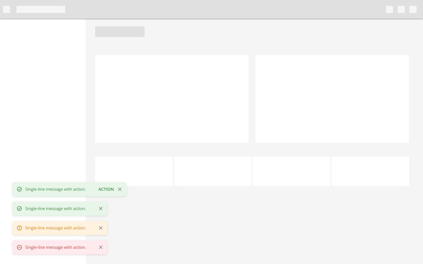 Snackbars how to use