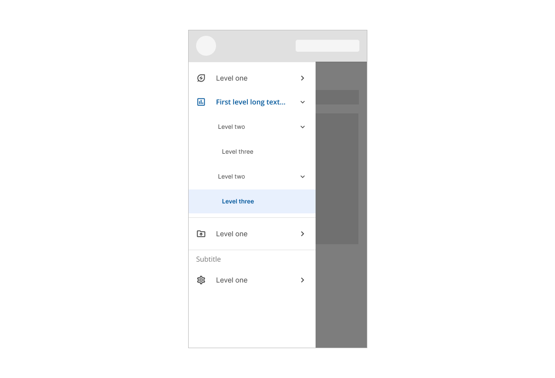Navigation drawer destinations 1