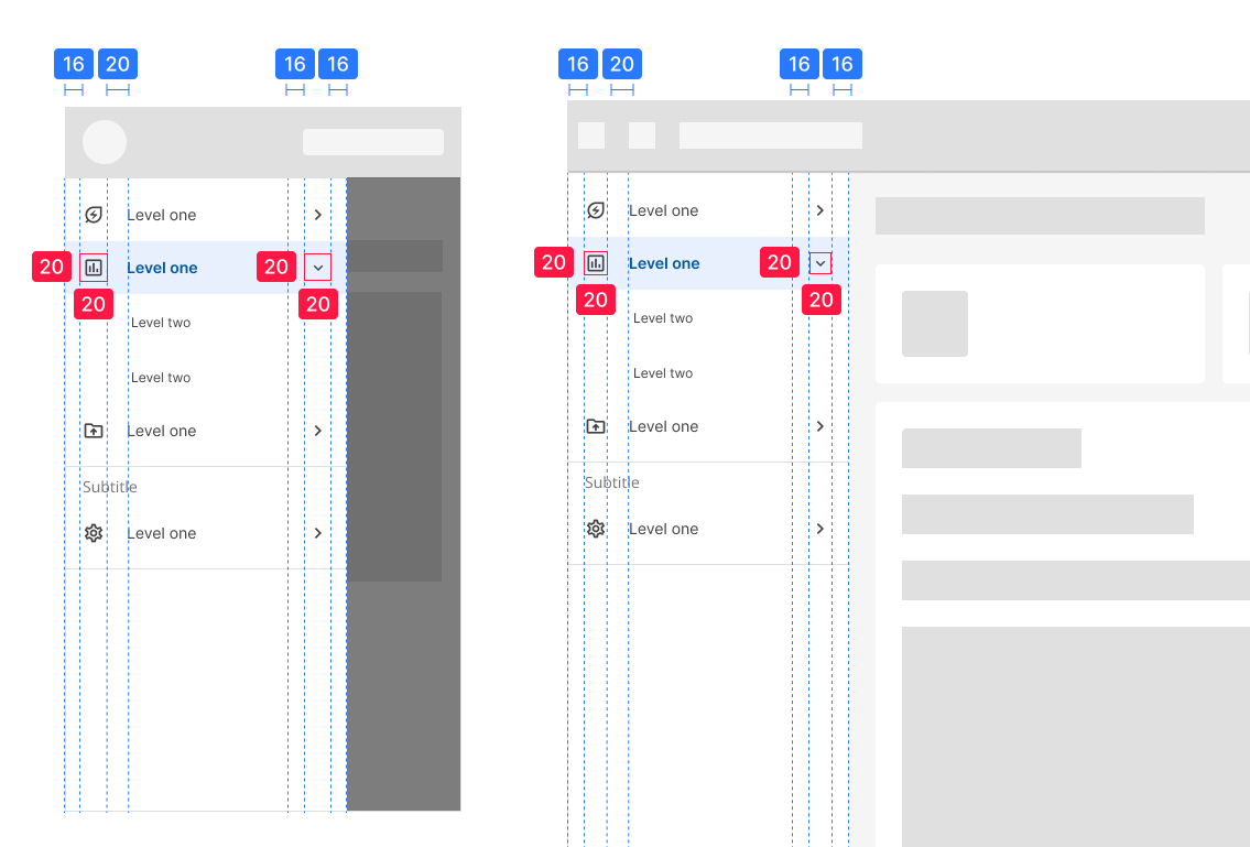 Navigation drawer specs 6