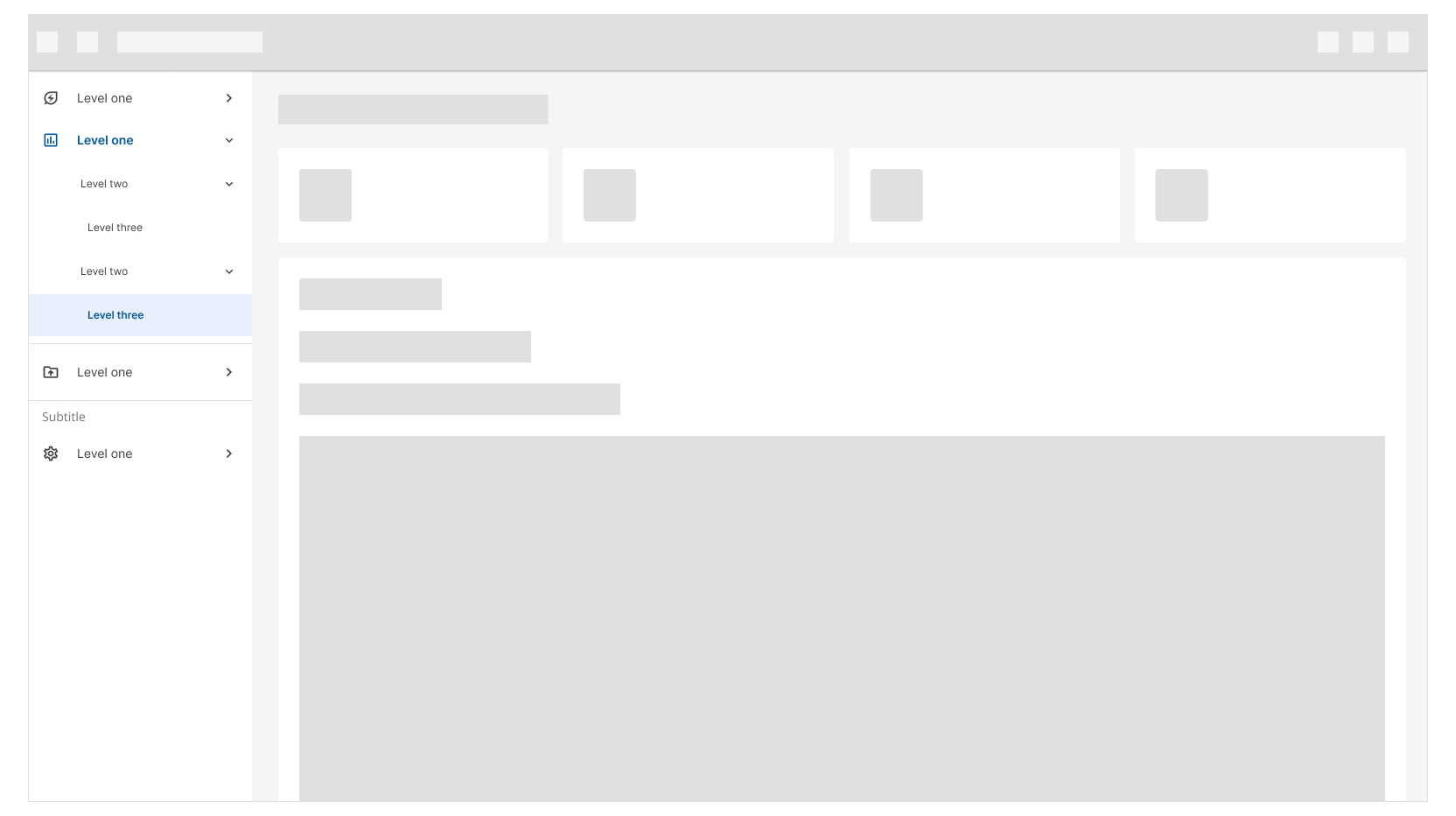 Navigation drawer example